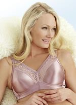 Swegmark of Sweden Zweierpack BH mit Spitzeneinsätzen 1X ROSENQUARZ, 1X WEISS